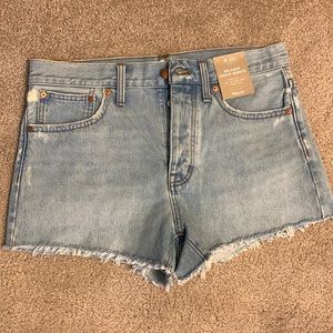 Madewell Relaxed Denim Shorts 28